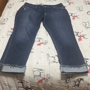 Lee Dark Blue Ankle Jeans NWOT